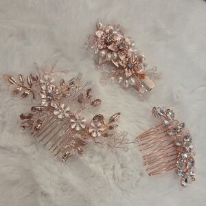 Rose Gold Hair Clips